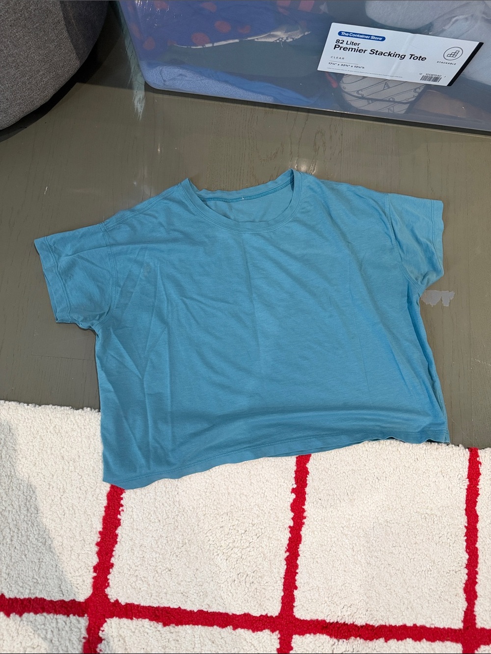 Lululemon super soft crop tee shirt